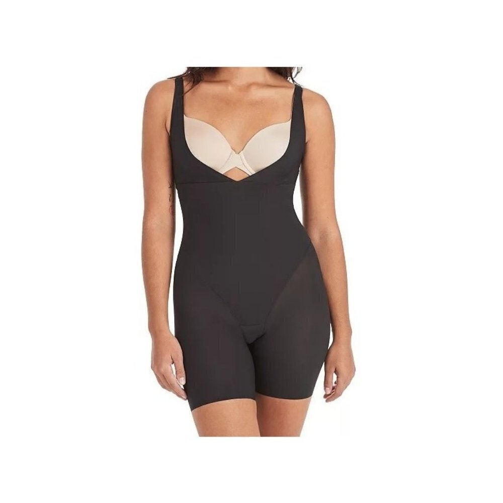 Maidenform Shapewear Open Bust Wear Own Bra Body Shaper Singlet 2556 Women's XL